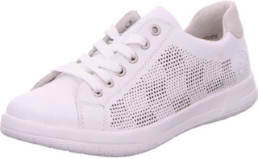 Rieker Sneakers verwijderbare textielinlegzool vrijetijdsschoen lage schoen veterschoen