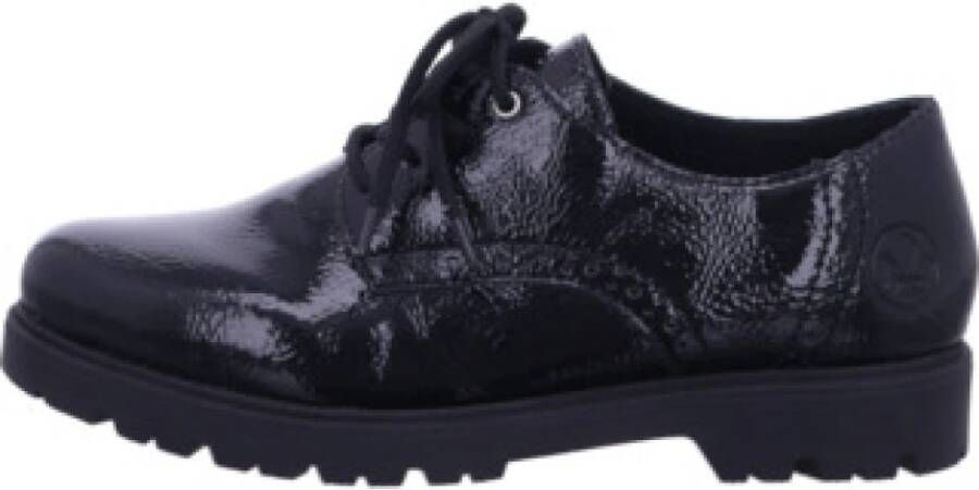 Rieker Veterschoenen vrijetijdsschoen lage schoen business veterschoen in glanzende look