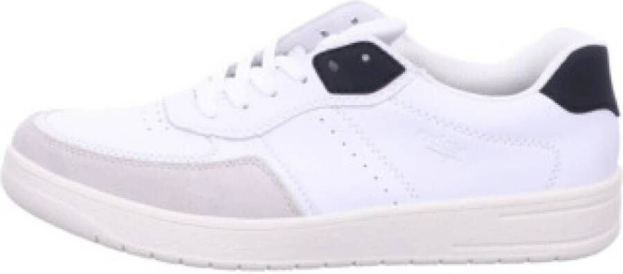Rieker Comfortabele witte leren sneaker voor heren White Heren - Foto 3