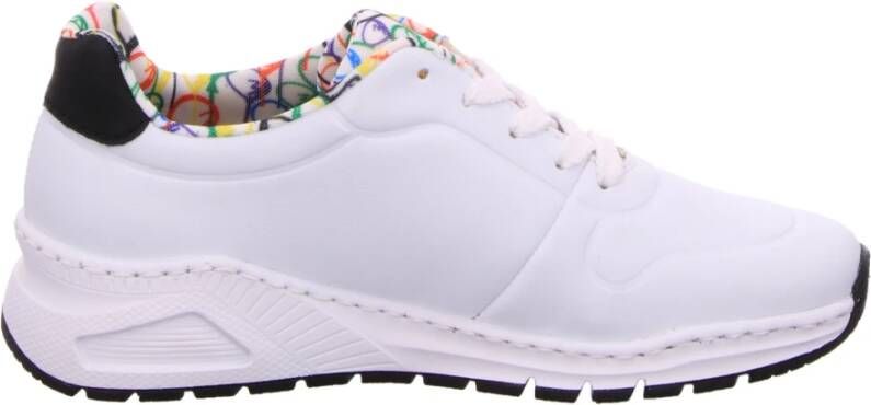 Rieker Sneakers met memosoft-binnenzool vrijetijdsschoen lage schoen veterschoen