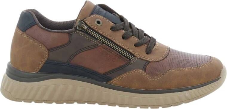 Rieker Cognac B0601 Heren Sneakers Bruin Heren
