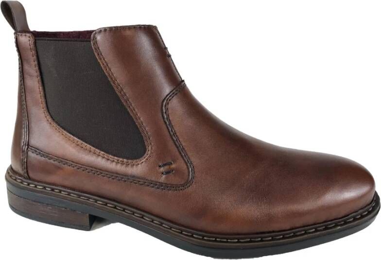 Rieker Cognac Chelsea Boots