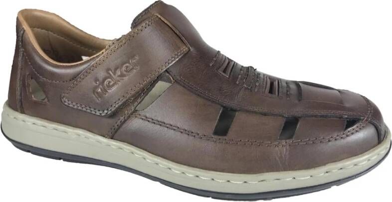 Rieker Cognac Mocassin Schoenen Brown Heren