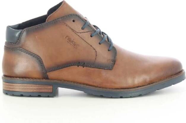 Rieker Cognac Veterlaarschoenen