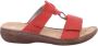 Rieker Slippers Zomerschoen slippers vakantieschoen klittenbandschoen met perforatie - Thumbnail 1