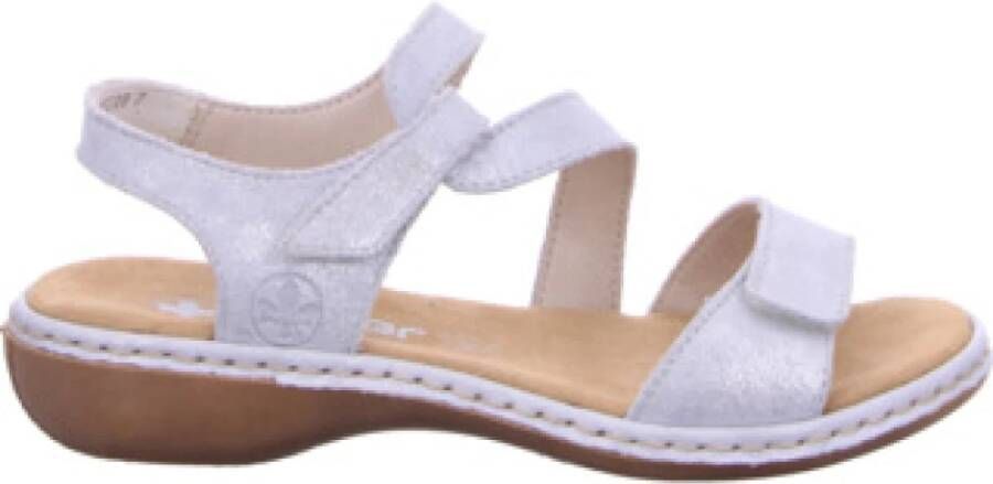 Rieker Comfort Veterschoenen in Zilver