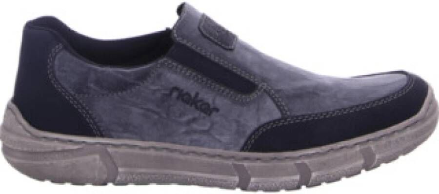 Rieker Instappers slip-on sneaker lage schoen instapschoen met elastiek aan beide zijden
