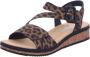 Rieker Sandalen zomerschoen sandaal sleehak met asymmetrische bandjes - Thumbnail 1