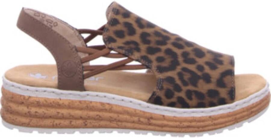Rieker Comfort Veterschoenen voor Dames in bruin