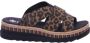 Rieker Slippers sleehak zomerschoen slippers met jute omlijsting - Thumbnail 1