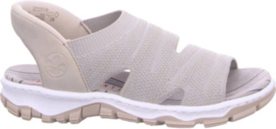 Rieker Comfort Veterschoenen voor dames in grijs