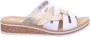 Rieker Slippers Zomerschoen slippers huisschoen sleehak met klein elastiek - Thumbnail 1