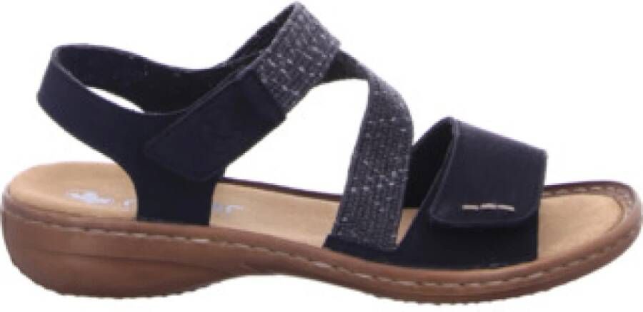 Rieker Sandalen Zomerschoen sandaaltje vakantieschoen met klittenbandsluitingen