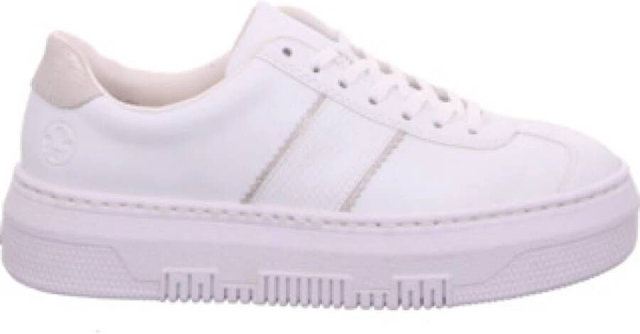 Rieker Plateausneakers veterschoen lage schoen vrijetijdsschoen met gepolsterde schachtversteviging