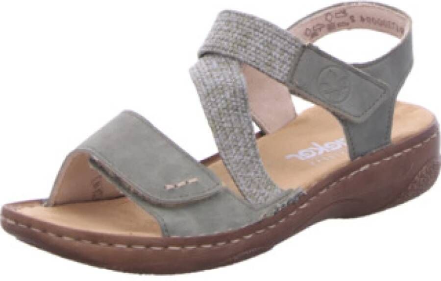 Rieker Sandalen Zomerschoen bandjessandaal sandaal met klittenbandsluitingen