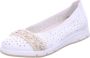 Rieker ballerina schoenen voor dames L3062-80 Wit - Thumbnail 2