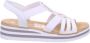 Rieker Comfort Veterschoenen voor Dames in wit - Thumbnail 2