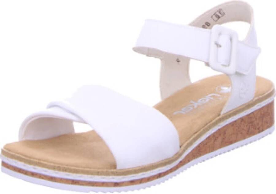 Rieker Comfort Veterschoenen voor Dames in wit