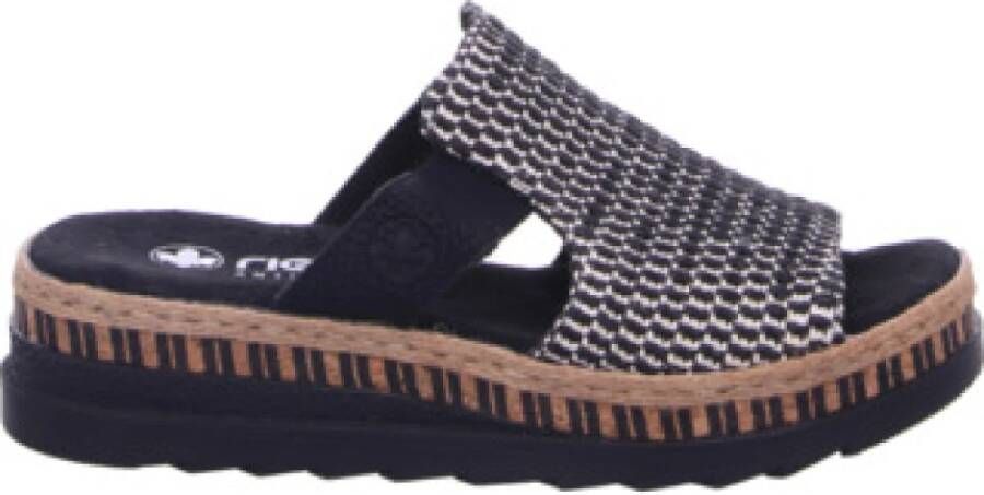 Rieker Comfort Veterschoenen voor Dames in Zwart