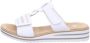 Rieker Slippers sleehak zomerschoen pantoffels met praktisch klittenband - Thumbnail 5