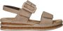 Rieker Comfortabele Taupe Sandaal met Stiksel Detail Beige Dames - Thumbnail 9