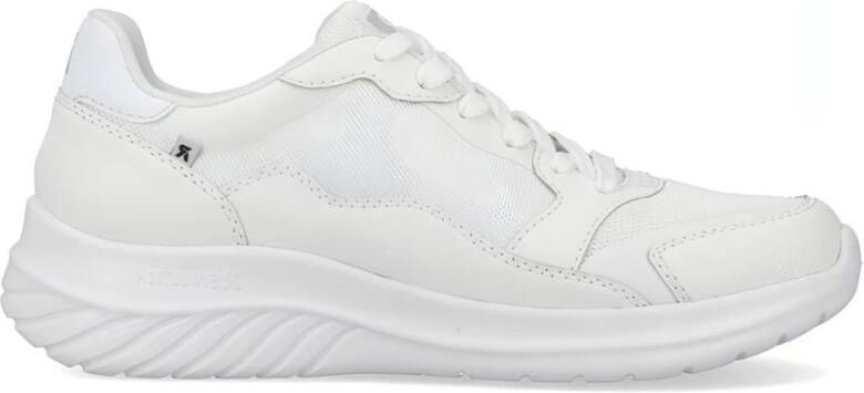 Rieker Comfortabele witte textielsneakers Wit Heren