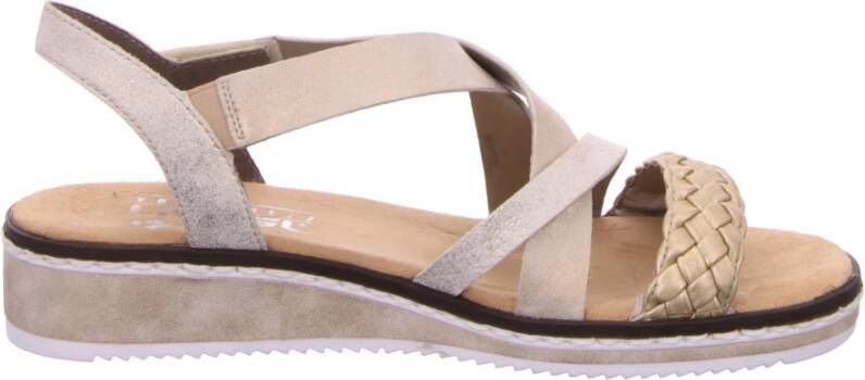 Rieker Stijlvolle Schoenen V3950 Beige Dames - Foto 6