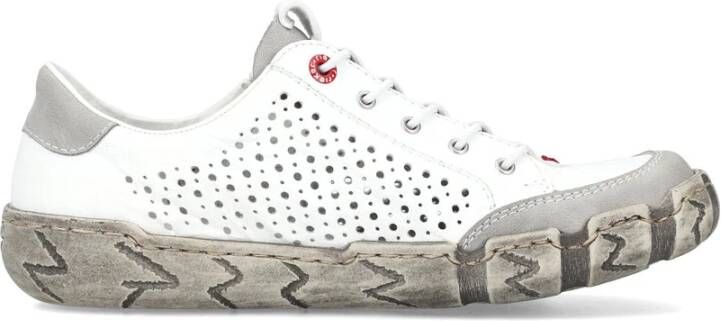 Rieker Slip-on sneakers met zool in used-look vrijetijdsschoen lage schoen instapschoen