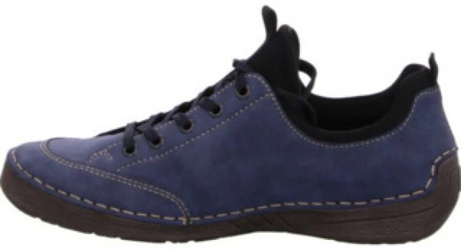 Rieker Slip-on sneakers slipper instapschoen met elastische instap