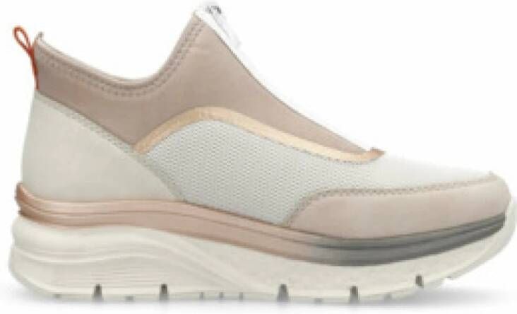 Rieker Boots zonder sluiting sleehak vrijetijdsschoen high top sneakers ritssluiting