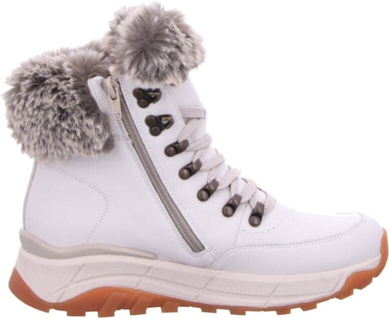 Rieker EVOLUTION Winterlaarzen Hightop sneakers veterschoenen winterlaarzen met lamswolvoering