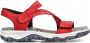 Rieker Flat Sandals Rood Dames - Thumbnail 1