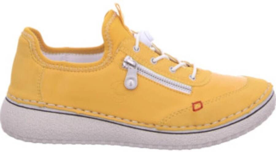 Rieker Gele Instap Sportieve Slipper Dames