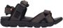 Rieker Grijze Leren Platte Sandalen voor Heren Grijs Heren - Thumbnail 1
