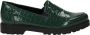 Rieker Groene Animal Print Loafer Instapper Green Dames - Thumbnail 3