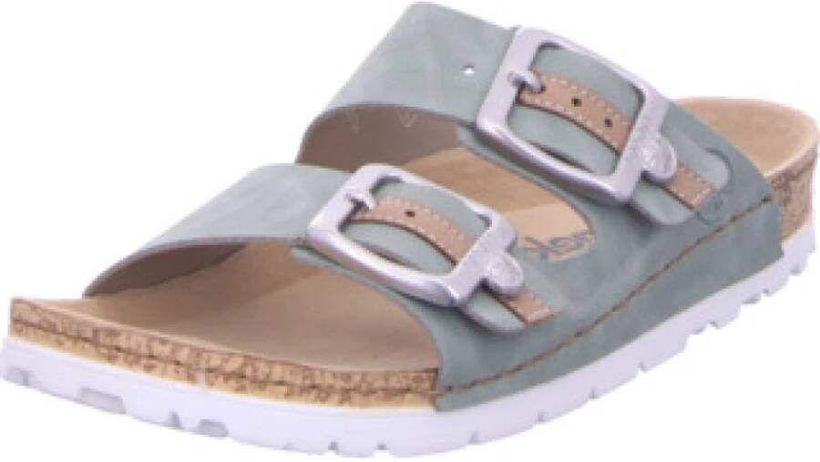 Rieker Slippers zomerschoen slippers met verstelbare gespen