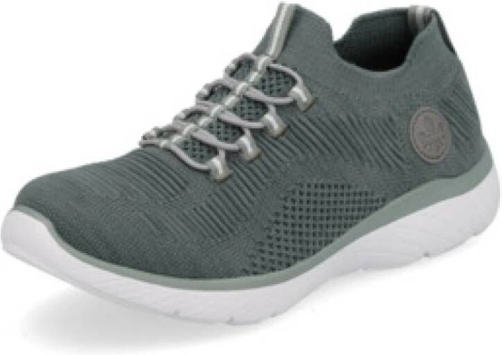 Rieker Groene dames hardloopschoenen comfortabele sports