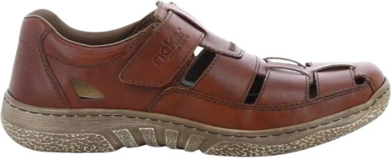 Rieker Heren Cognac Schoenen Brown Heren