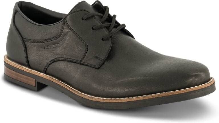 Rieker Heren leren schoenen Black Heren