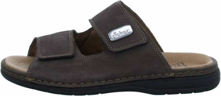 Rieker Slippers Klittenbandschoen sandaal zomerschoen met praktische klittenbandsluiting