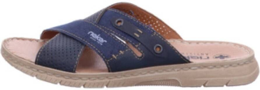 Rieker Heren Slippers in effen kleur