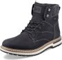 Rieker Warm Gevoerde Veterschoenen Black Heren - Thumbnail 6