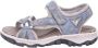Rieker dames trekking sandalen hemelsblauw Sandalen 68879-12 hemelsblauw - Thumbnail 2