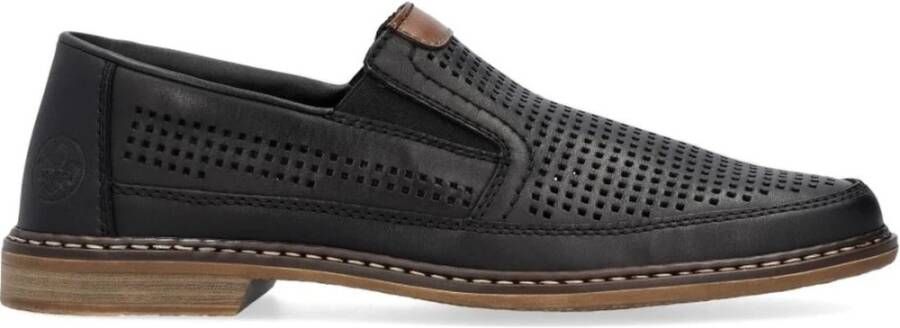 Rieker Klassieke Zwarte Formele Loafers