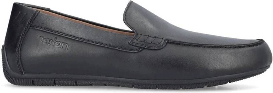 Rieker Klassieke Zwarte Gesloten Loafers Black Heren