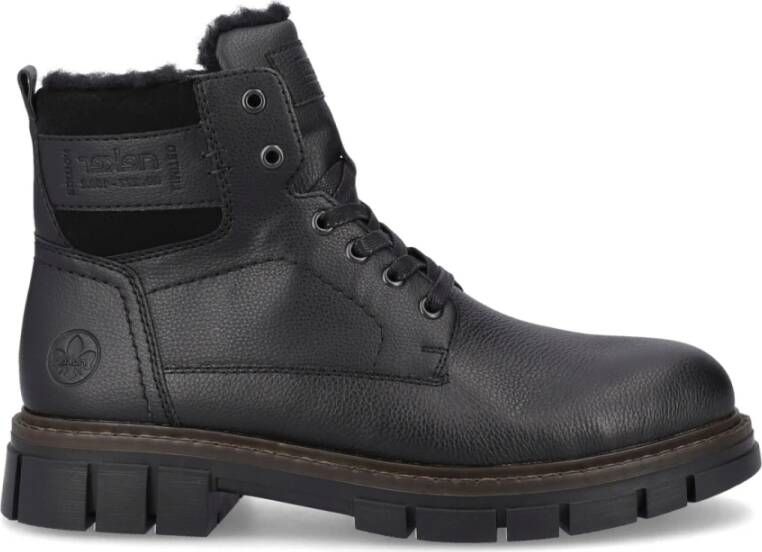 Rieker Zwarte Casual Gesloten Booties Black Heren