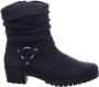 Rieker Winterlaarsjes western-enkellaars cowboylaarzen hakken met decoratieve riem - Thumbnail 1