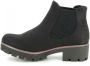 Rieker Microscamo Black Ankle Boots Zwart Dames - Thumbnail 4