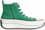 Rieker Sneakers plateau high top sneakers veterschoenen in vegan-verwerking - Thumbnail 1