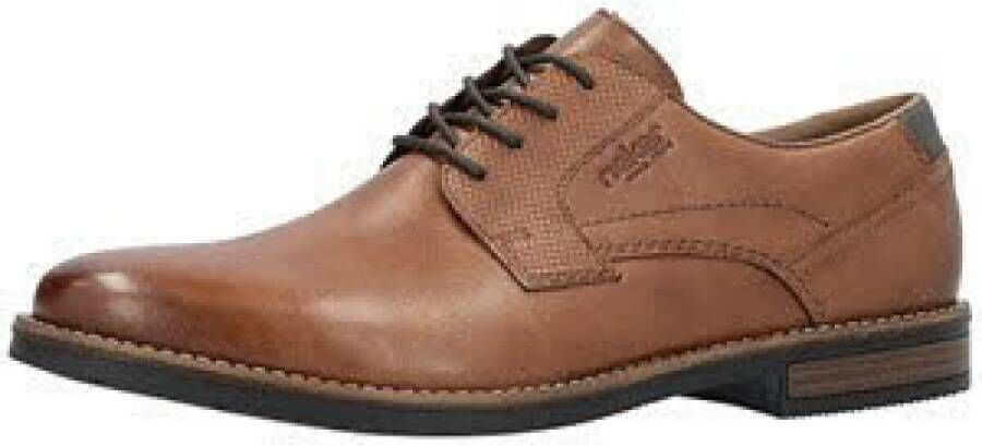 Rieker Veterschoenen zakelijke schoen lage schoen feest schoen met leren dekzool - Foto 3